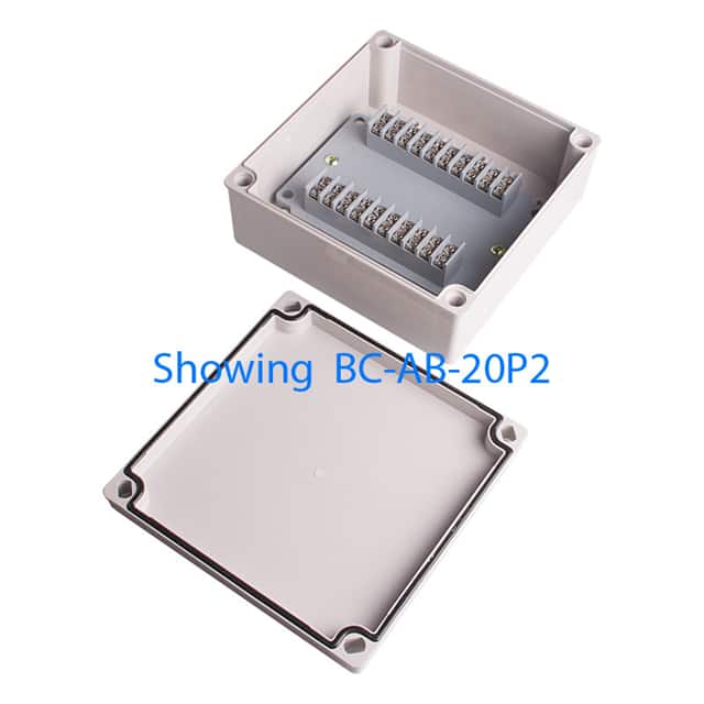 BC-ABB-20P2 JUNCT BOX ABS 6.299"L X 6.299"W
