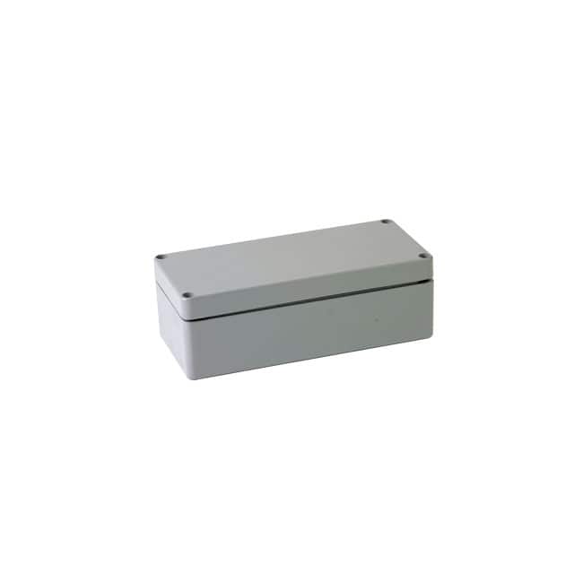 BC-AL-081806 BOX ALUM GRAY 6.890"L X 3.150"W