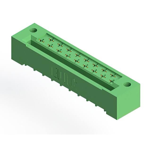 408-017-502-122 CONN EDGE DUAL FMALE 17POS 0.200