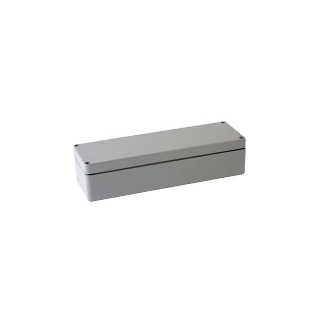 BC-AL-082506 BOX ALUM GRAY 9.843"L X 3.150"W
