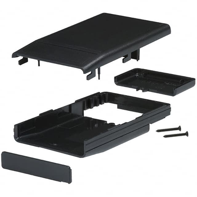 M6EMI,BK BOX ABS BLACK 4.150"L X 2.400"W