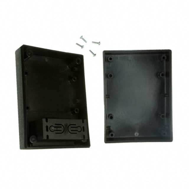 231IEMI,BK BOX ABS BLACK 4.380"L X 3.250"W