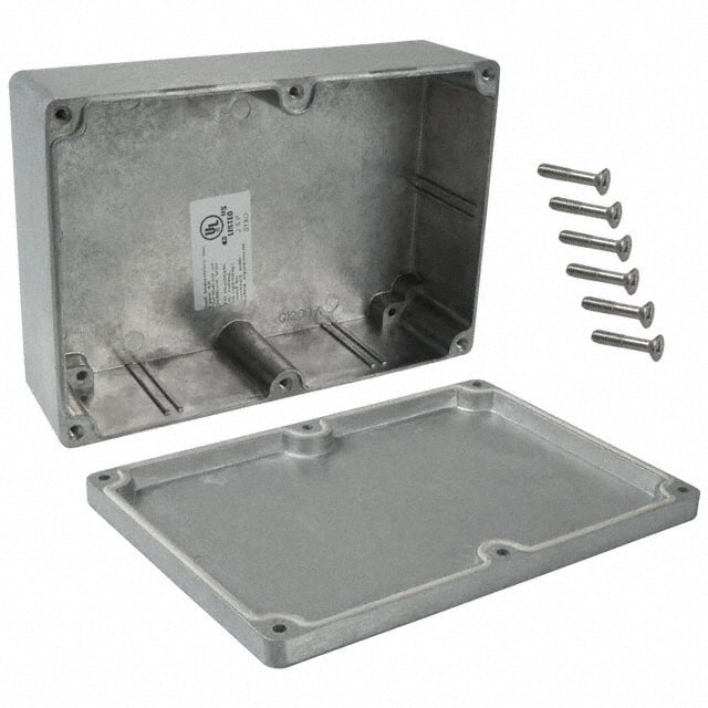 AN-1306 BOX ALUM NAT 6.730"L X 4.670"W