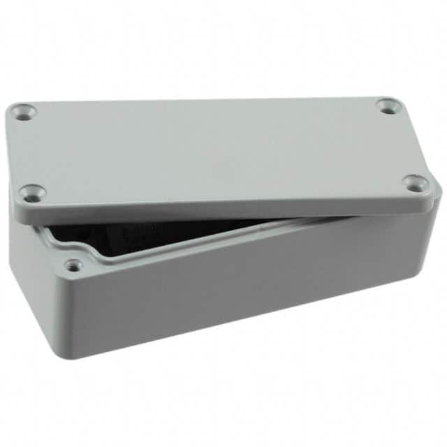AN-1300-G BOX ALUM GRAY 3.531"L X 1.409"W