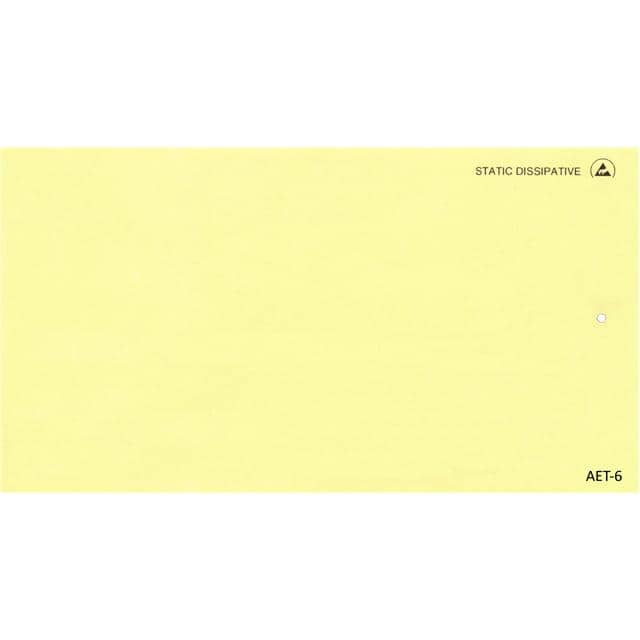 AET-6 ESD tag, w/string, blank, Yellow