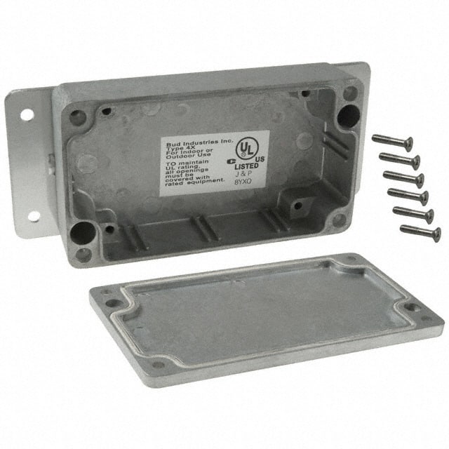 AN-2802 BOX ALUM NAT 4.545"L X 2.578"W