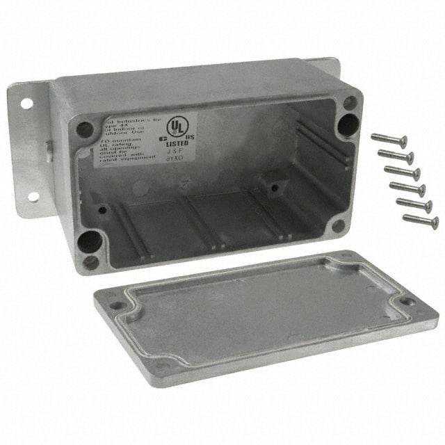 AN-2803 BOX ALUM NAT 4.545"L X 2.578"W