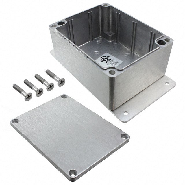 AN-2804 BOX ALUM NAT 4.535"L X 3.543"W