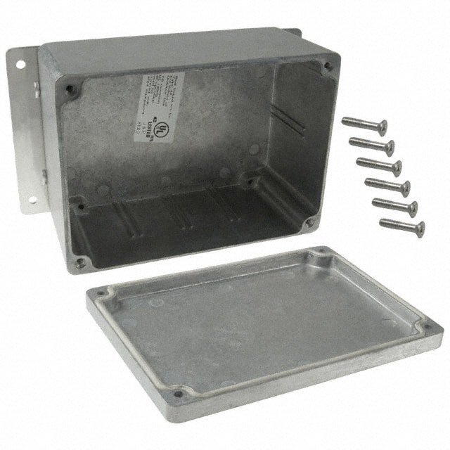 AN-2805 BOX ALUM NAT 5.830"L X 4.252"W