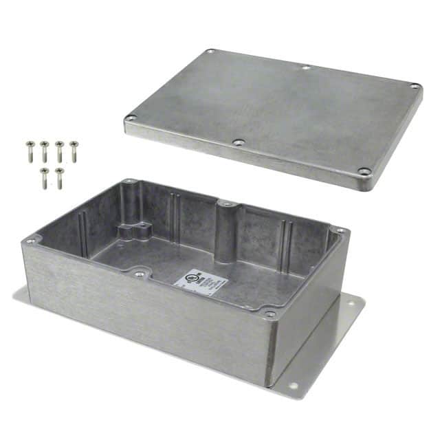 AN-2806 BOX ALUM NAT 6.730"L X 4.670"W