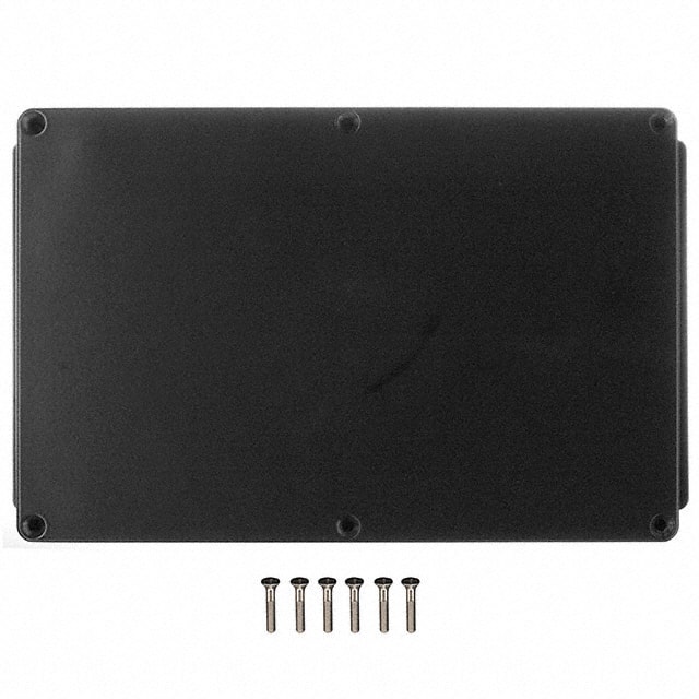 AN-2807-B BOX ALUM BLACK 8.764"L X 5.758"W