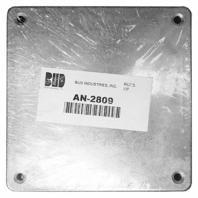 AN-2809 BOX ALUM NAT 4.750"L X 4.750"W