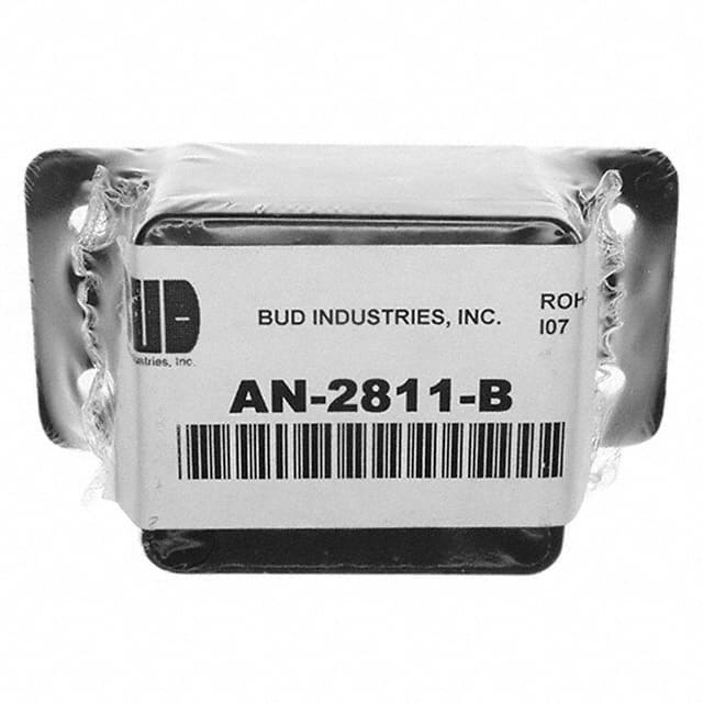 AN-2811-B BOX ALUM BLACK 1.965"L X 1.770"W