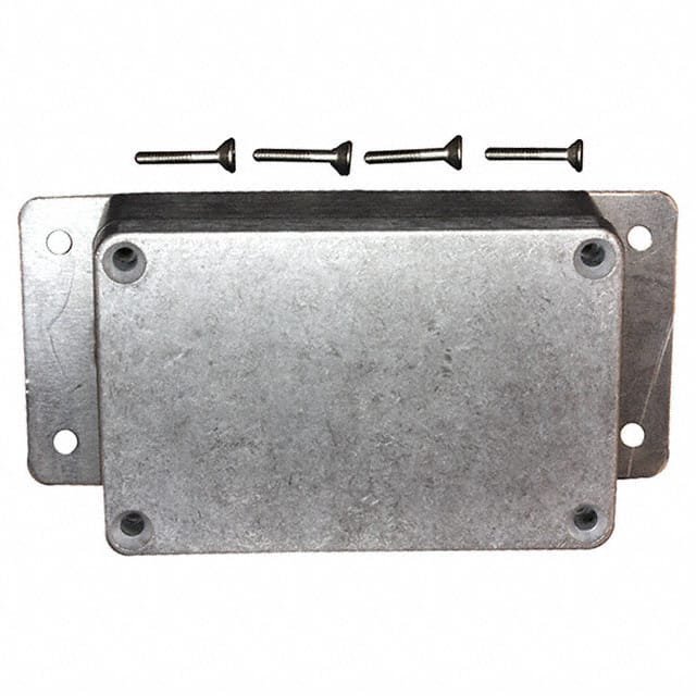AN-2812 BOX ALUM NAT 3.860"L X 2.520"W