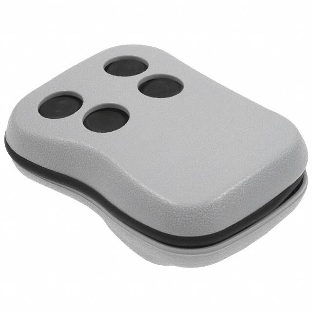 CA10B4,GY KEY FOB ABS GRAY 3.4"L X 2.56"W