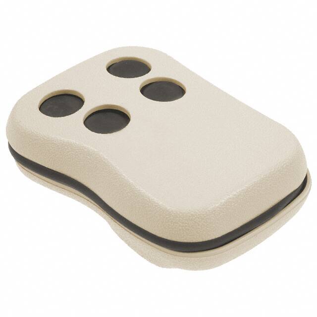 CA10B4,AL KEY FOB ABS ALMOND 3.4"LX2.56"W