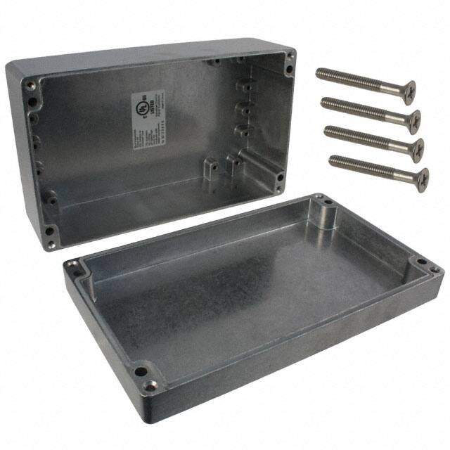 AN-1322 BOX ALUM NAT 7.870"L X 4.270"W