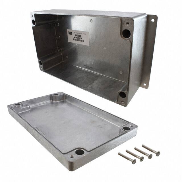 AN-2823 BOX ALUM NAT 10.240"L X 6.300"W