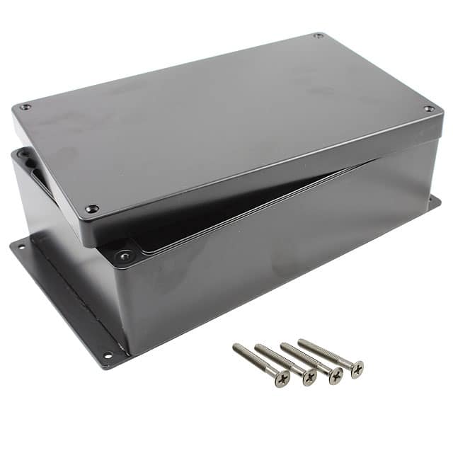 AN-2823-B BOX ALUM BLACK 10.240"L X 6.3"W