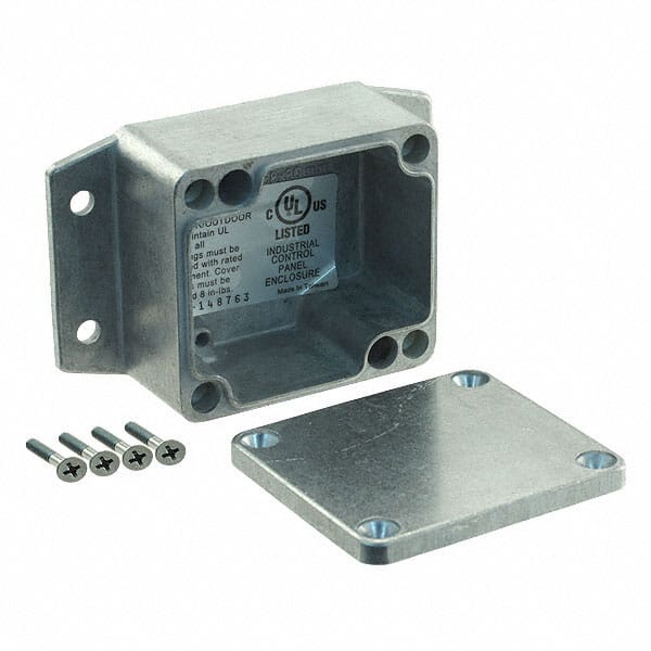 AN-2851 BOX ALUM NAT 2.520"L X 2.280"W