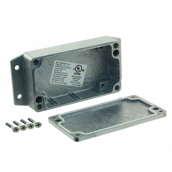 AN-2852 BOX ALUM NAT 4.530"L X 2.560"W