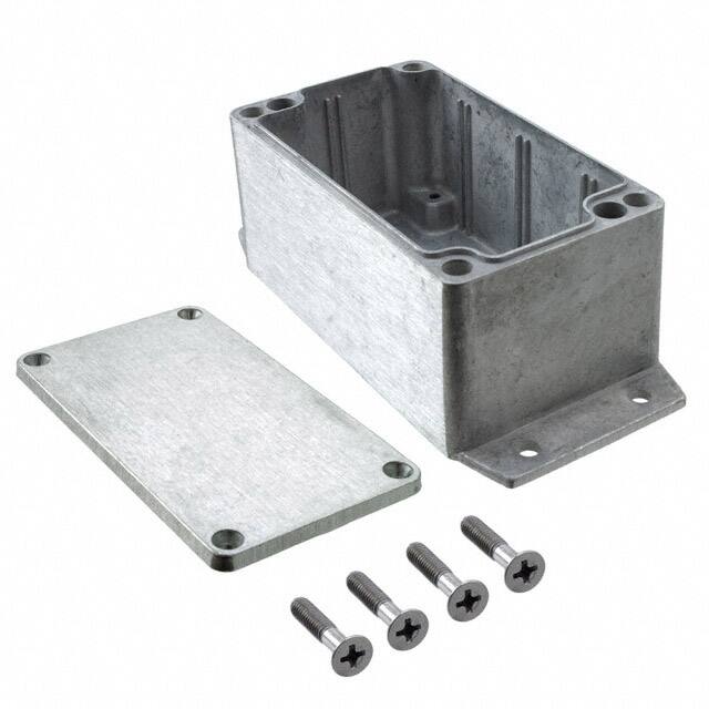 AN-2853 BOX ALUM NAT 4.530"L X 2.560"W