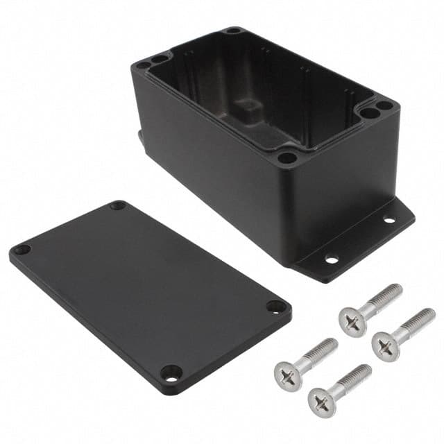 AN-2853-B BOX ALUM BLACK 4.530"L X 2.560"W