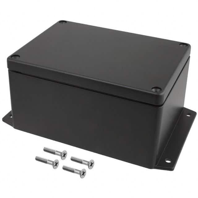 AN-2855-B BOX ALUM BLACK 5.830"L X 4.250"W