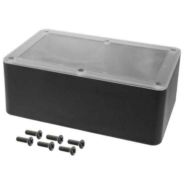 CUR-3285-C BOX ABS BLK/CL 8.246"L X 5.151"W