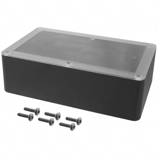 CUR-3286-C BOX ABS BLK/CLR 10.15"L X 6.15"W