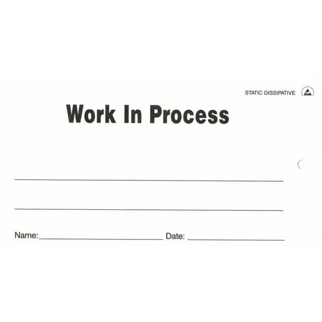 A110079 ESD Tag, Work in Process, White