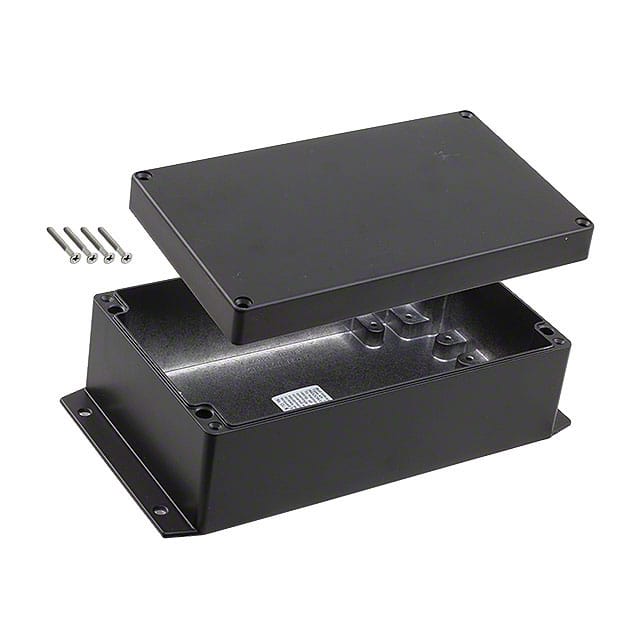 AN-2872-B BOX ALUM BLACK 7.870"L X 4.270"W