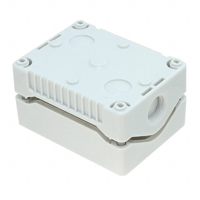 BEP02SGG0 BOX PLAS GRAY 3.157"L X 4.173"W