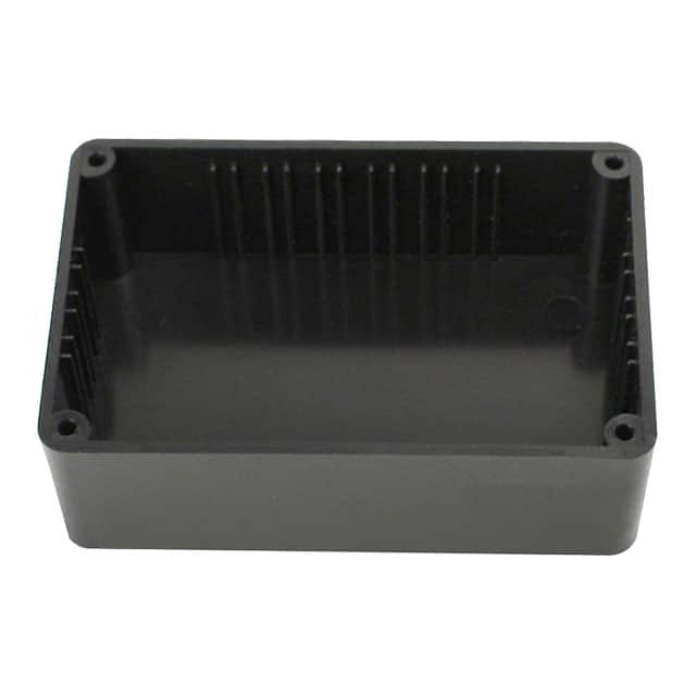 GSB-163 BOX ABS BLACK 2.992"L X 1.969"W