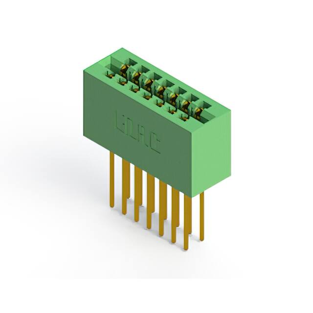 317-014-542-801 CONN EDGE DUAL FMALE 14POS 0.156