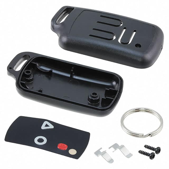 ENCL-KIT3 KEY FOB ABS BLK 0.67"L X 1.42"W
