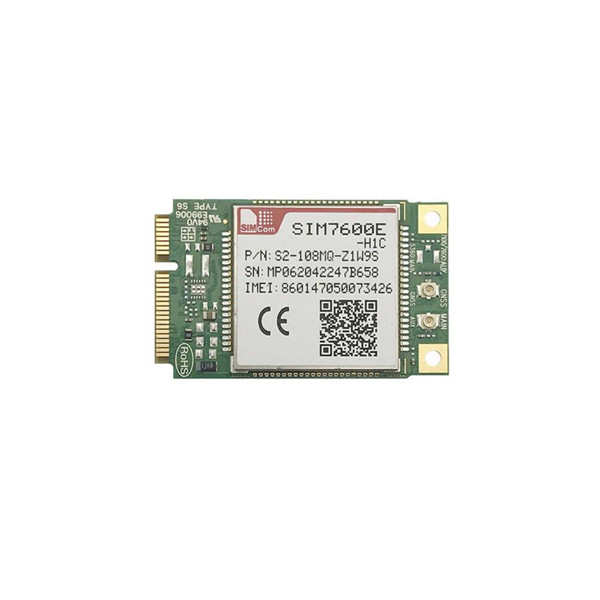 SIM7600E-H1C The SIMCom SIM7600E-H1C is an LTE Cat 4 module supporting multiple communication modes including LTE-TDD/LTE-FDD/HSPA+/GSM/GPRS/EDGE. It offers high downlink and uplink data rates and integrates GNSS positioning.