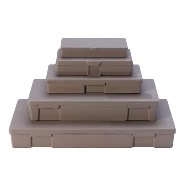 6655VA BOX PLAS TAUPE 8.125"L X 4.125"W
