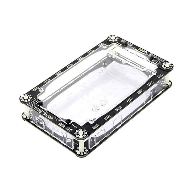 110990160 CASE PLSTC BLK/CLR 6.97"LX4.17"W