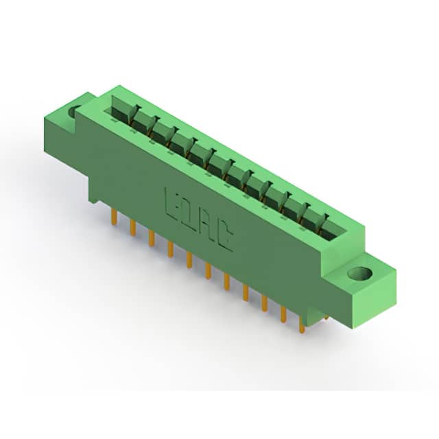 833-022-521-804 CONN EDGE DUAL FMALE 22POS 0.156