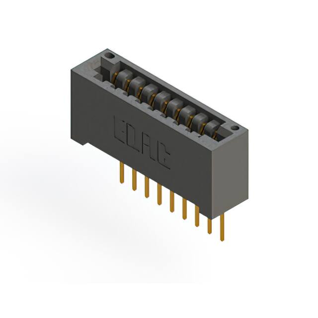896-009-522-101 CONN EDGE SGL FMALE 9POS 0.125