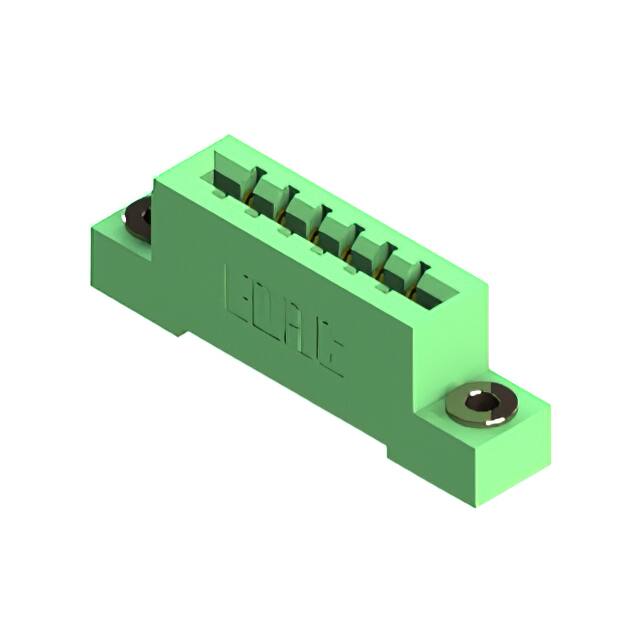 837-006-521-103 CONN EDGE SGL FMALE 6POS 0.156
