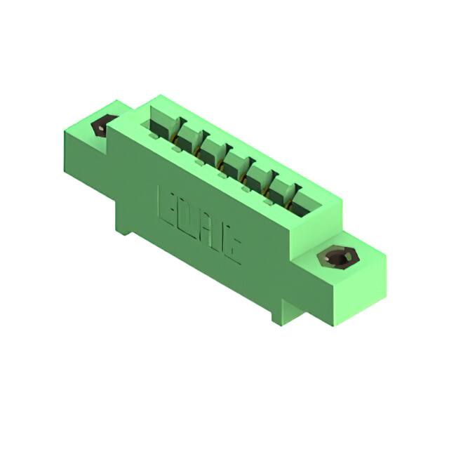 837-006-521-608 CONN EDGE SGL FMALE 6POS 0.156