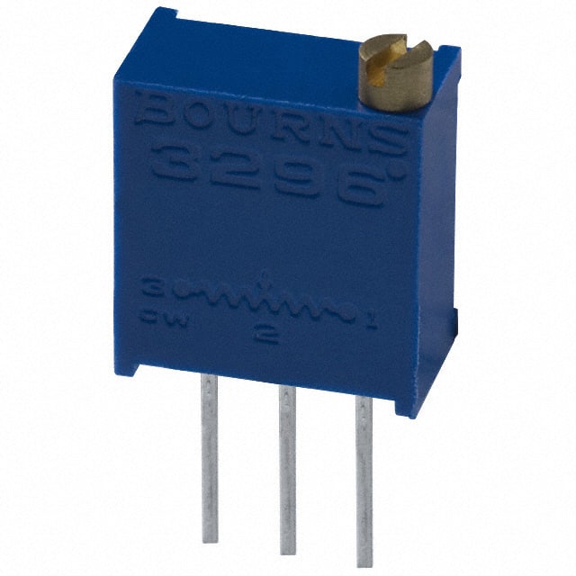 3296W-1-103LF TRIMMER 10K OHM 0.5W PC PIN TOP
