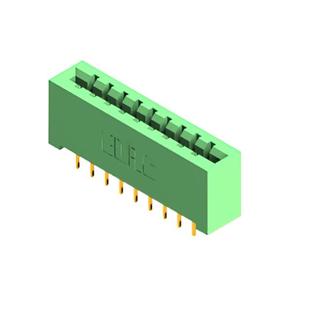 837-009-558-101 CONN EDGE SGL FMALE 9POS 0.156