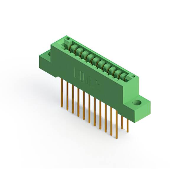 846-022-541-204 CONN EDGE DUAL FMALE 22POS 0.125