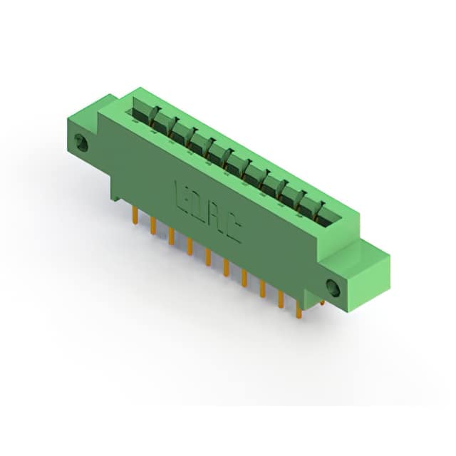 833-020-523-812 CONN EDGE DUAL FMALE 20POS 0.156