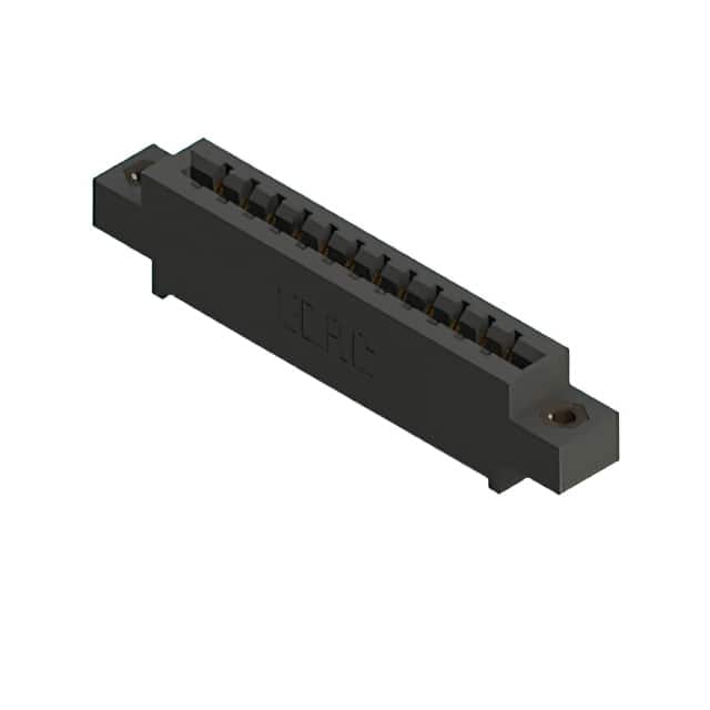 887-012-523-607 CONN EDGE SGL FMALE 12POS 0.156