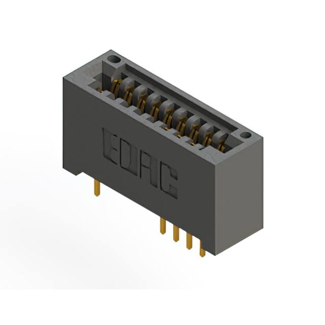 895-018-521-201 CONN EDGE DUAL FMALE 18POS 0.100