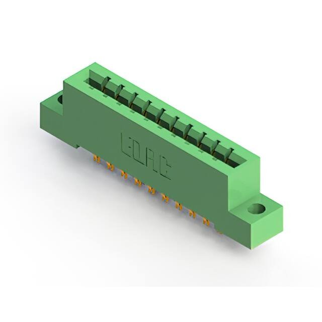 833-020-555-204 CONN EDGE DUAL FMALE 20POS 0.156